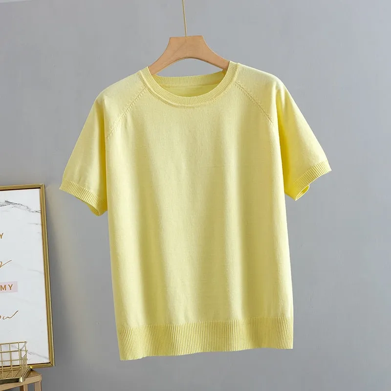 Basic Knit T-shirt