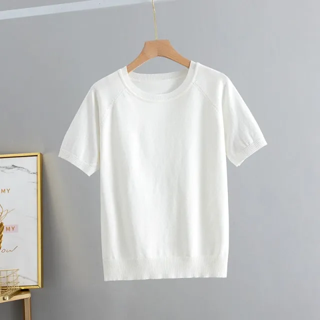 Basic Knit T-shirt