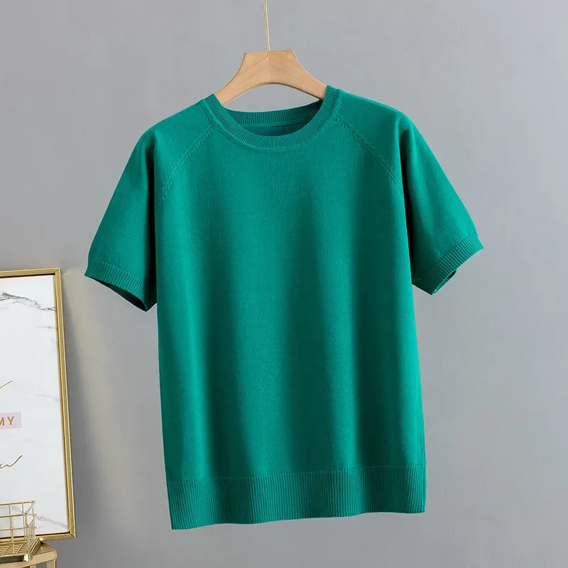 Basic Knit T-shirt