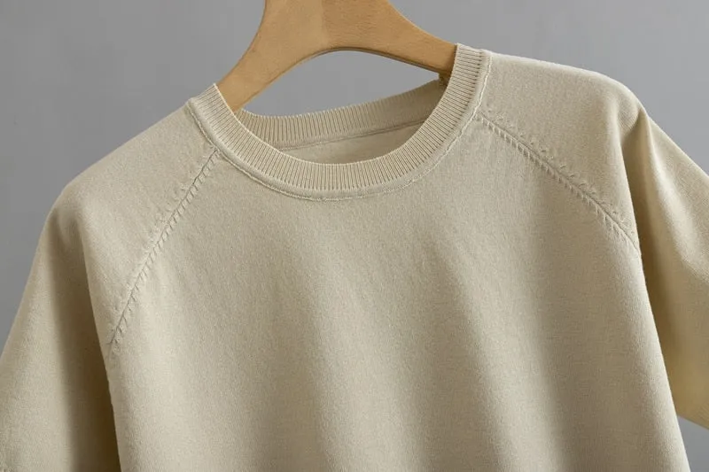 Basic Knit T-shirt