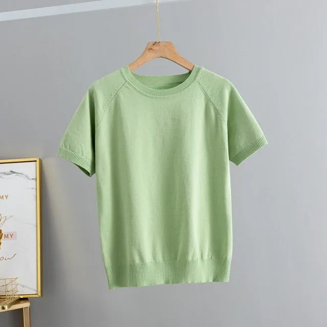 Basic Knit T-shirt