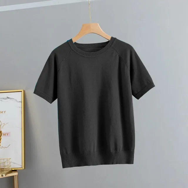 Basic Knit T-shirt