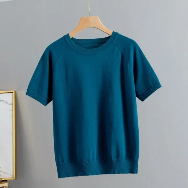 Basic Knit T-shirt