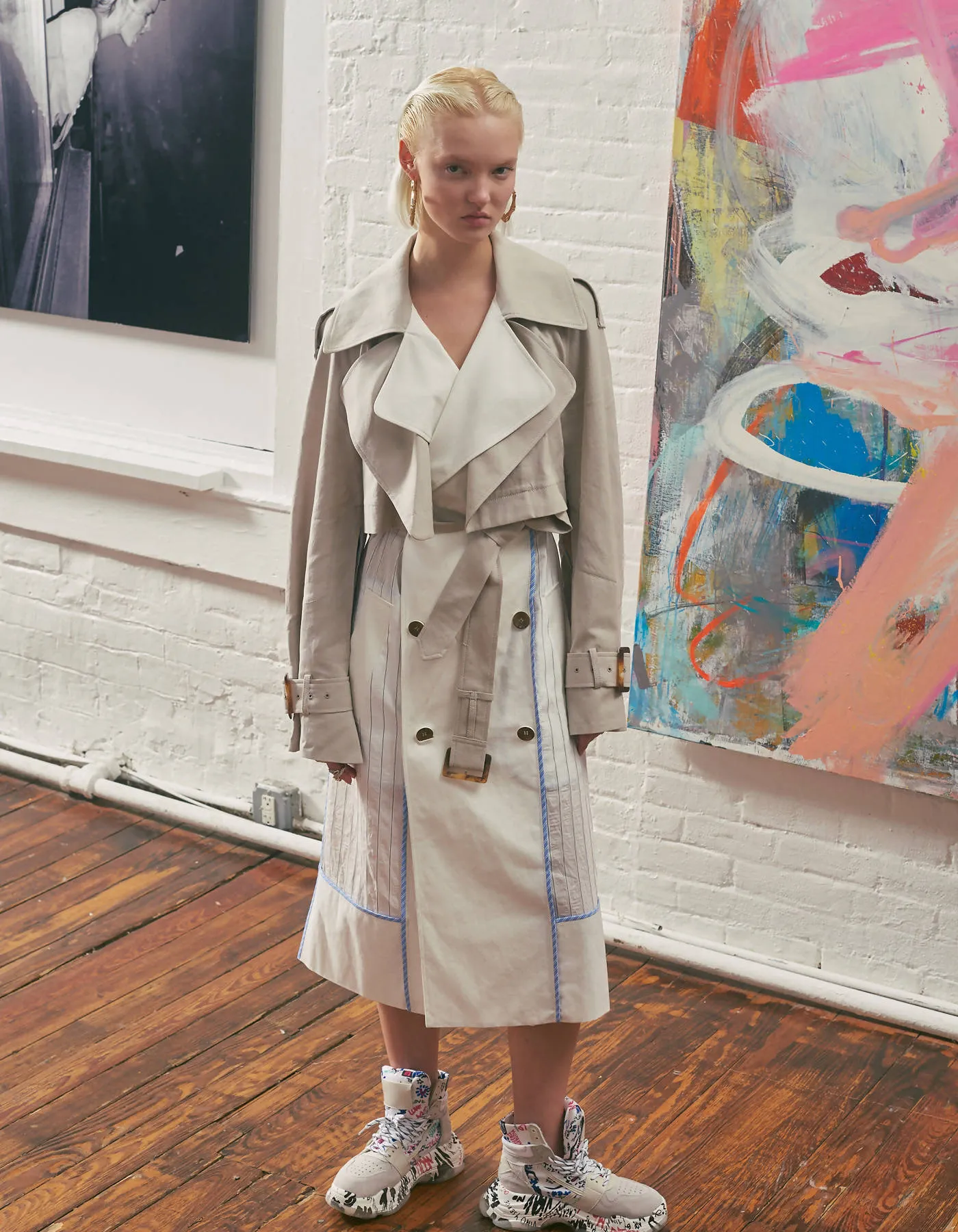 Beckett Trench Coat Beige