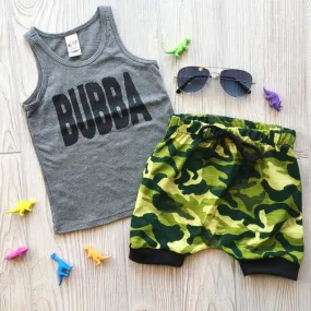 Green Camo Shorts • Harem