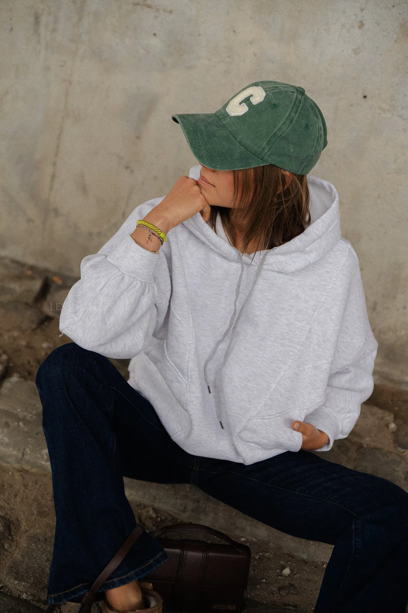 Harper hoodie light grey