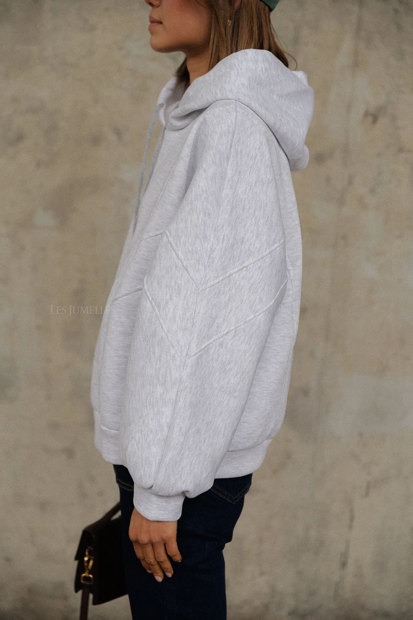 Harper hoodie light grey