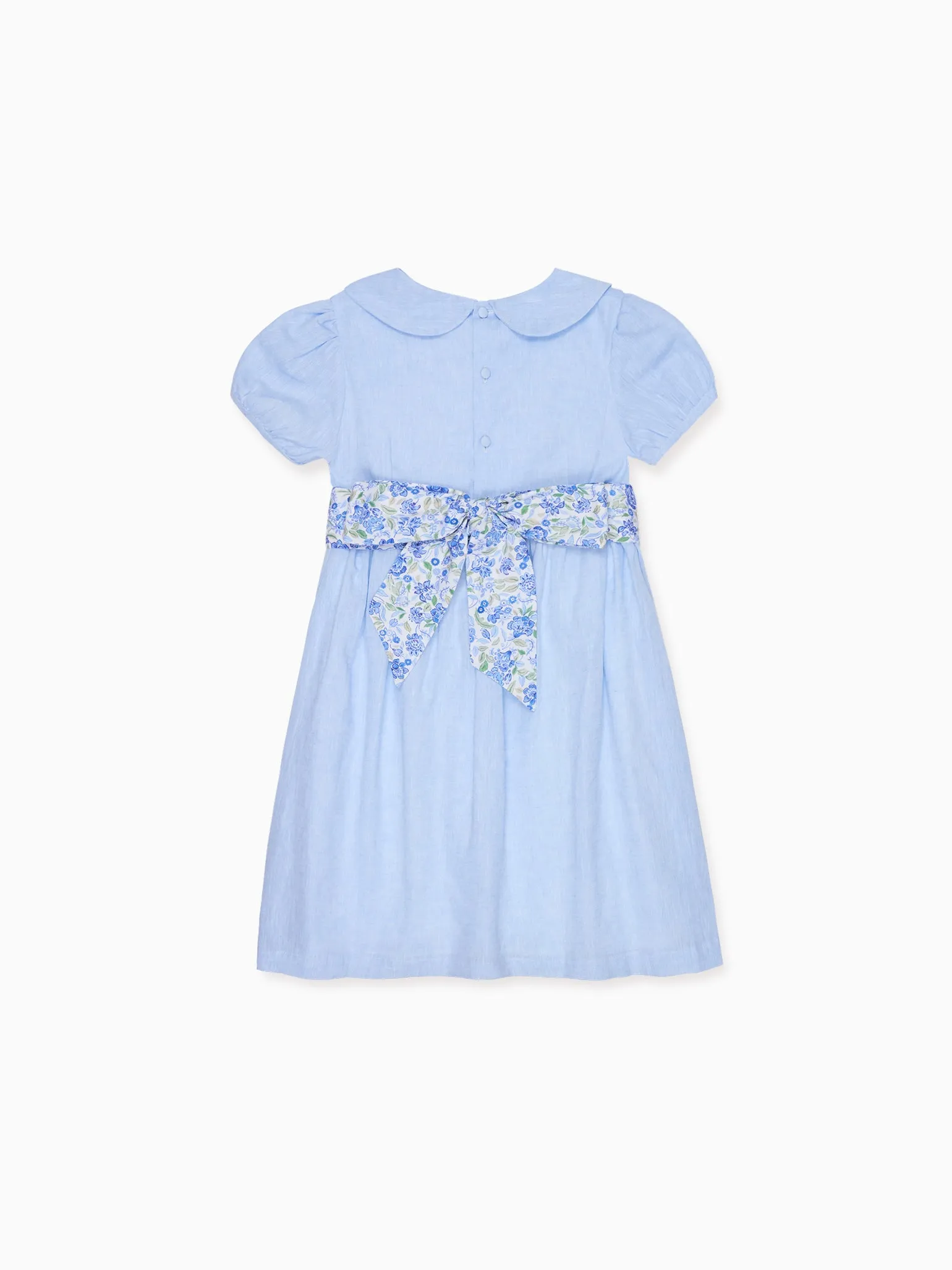 Light Blue Madeira Girl Dress