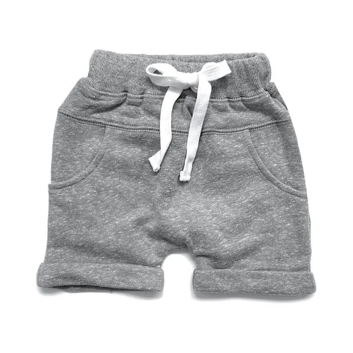 Little Bipsy Washed Harem Shorts - Grey