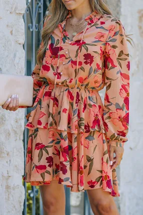 Long Sleeve Floral Dresses