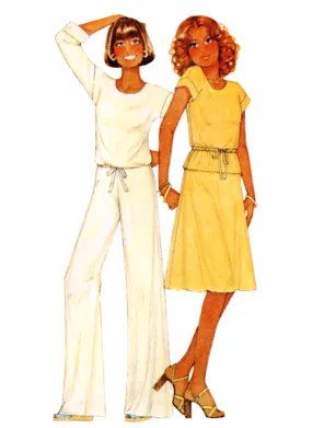 McCall's Sewing Pattern 8493 Misses' Knit Tops, Skirt, Pants and Shorts