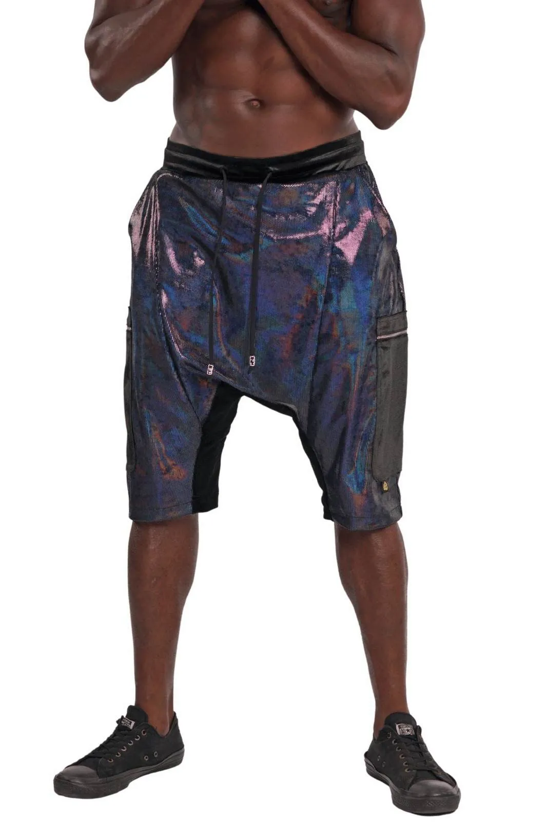 Mens Harem Shorts - Panther