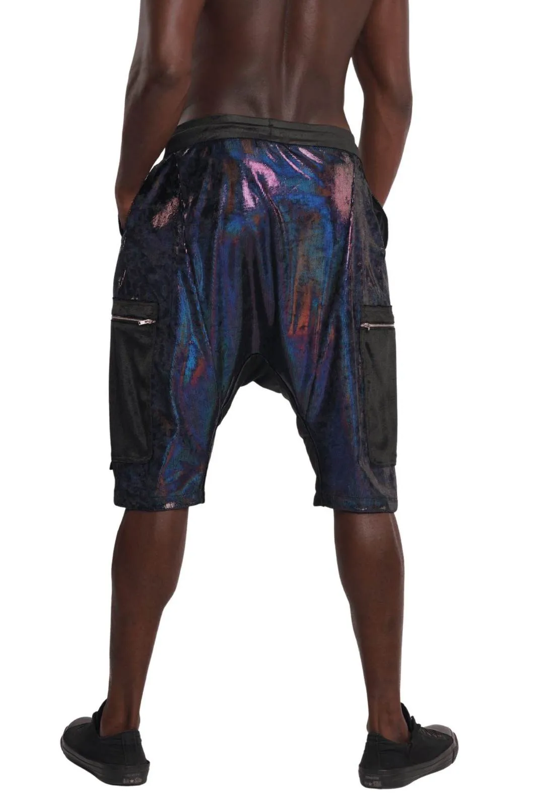 Mens Harem Shorts - Panther