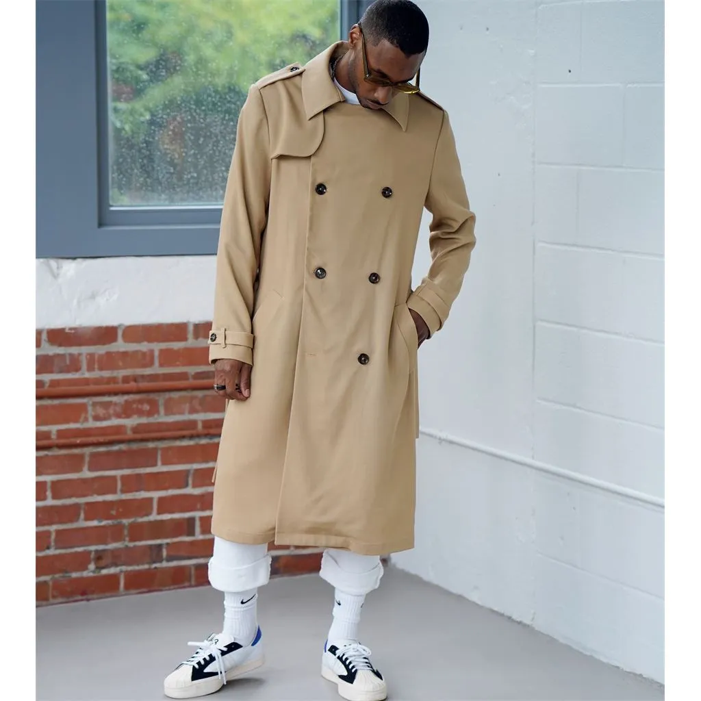 Simplicity Sewing Pattern S9389 Men's Trench Coat in Two Lengths