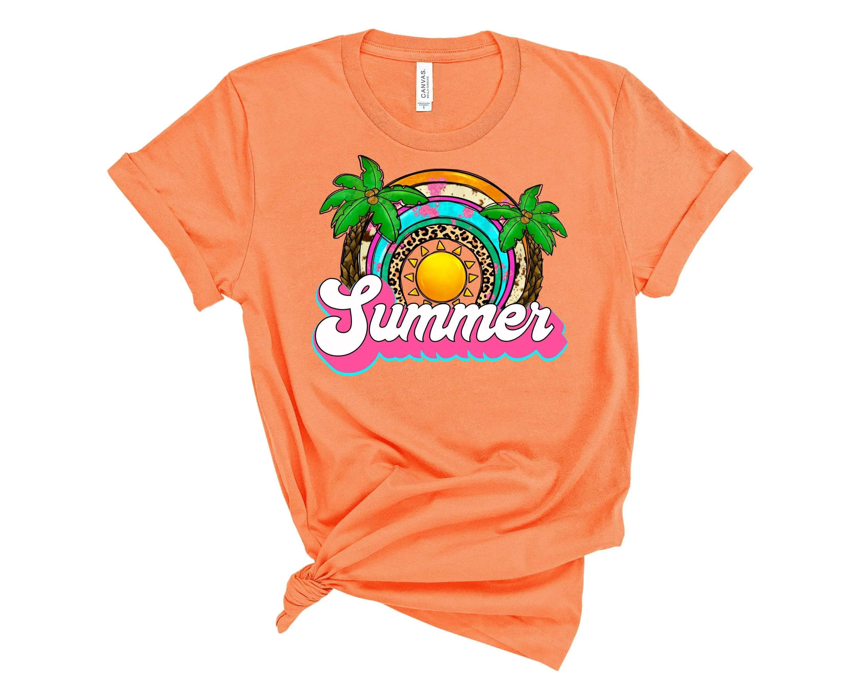 Summer Palm Trees - Graphic Tee